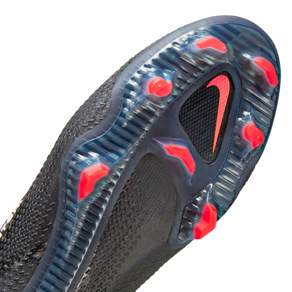 Soccer Shoes Without Cleats Nike Phantom GT2 Elite DF FG (Black/Dark Smoke Grey)