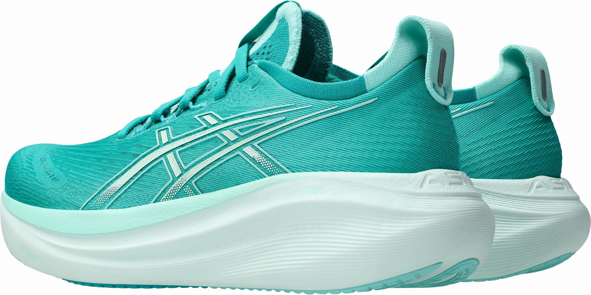 Asics Comfortable Shoes Reviews Asics Gel Nimbus 27 Womens Running Shoes - Green