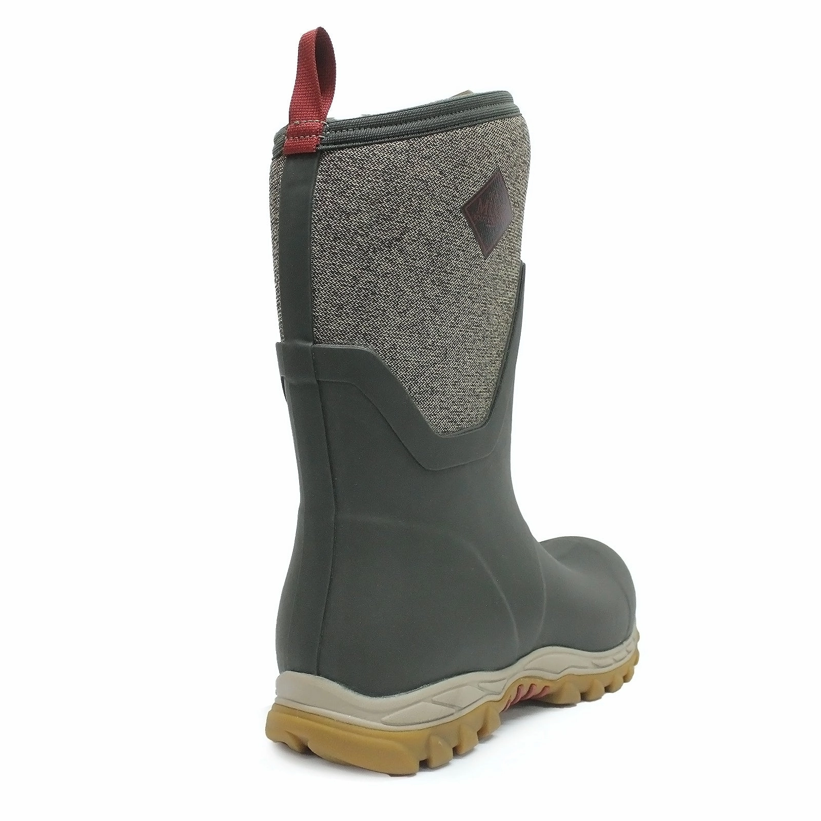 Rocks Boots Muck Boot Arctic Sport II Mid Synthetic Textile Women's Olive Herringbone Wellingtons Boots