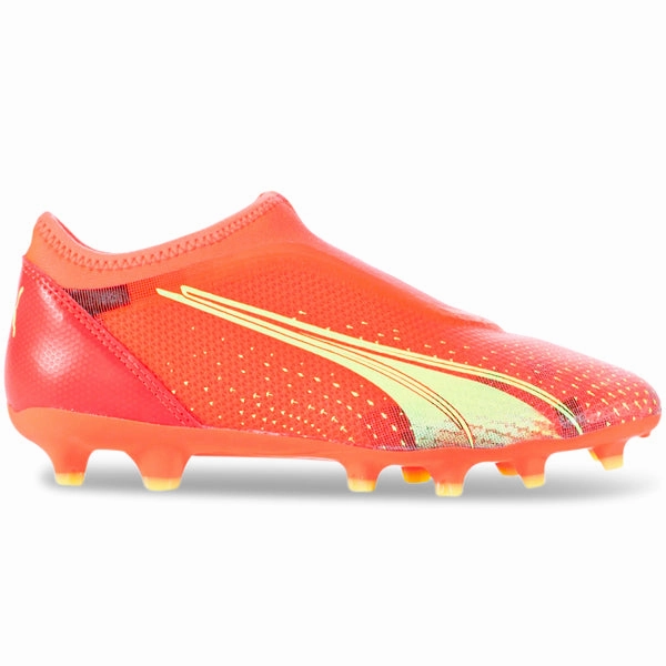 Puma Jr. Ultra Match Laceless FG/AG (Coral/Fizzy Light/Black) Puma Adreno Soccer Cleats