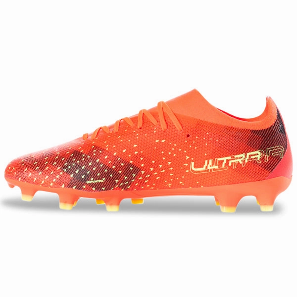Puma Ultra Match FG/AG Soccer Cleats (Coral/Fizzy Light/Black) Dream Pairs Cleats Football Soccer Shoes