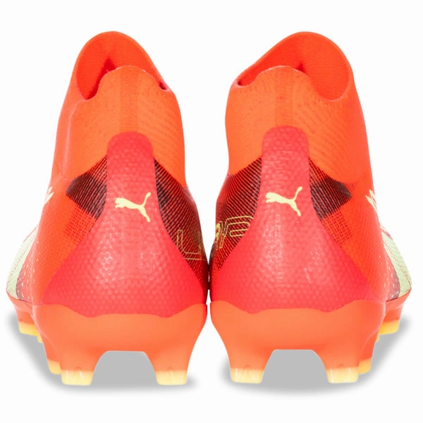 Puma Ultra Match  Laceless FG/AG Soccer Cleats (Coral/Fizzy Light/Black) Academy Pack Soccer Cleats