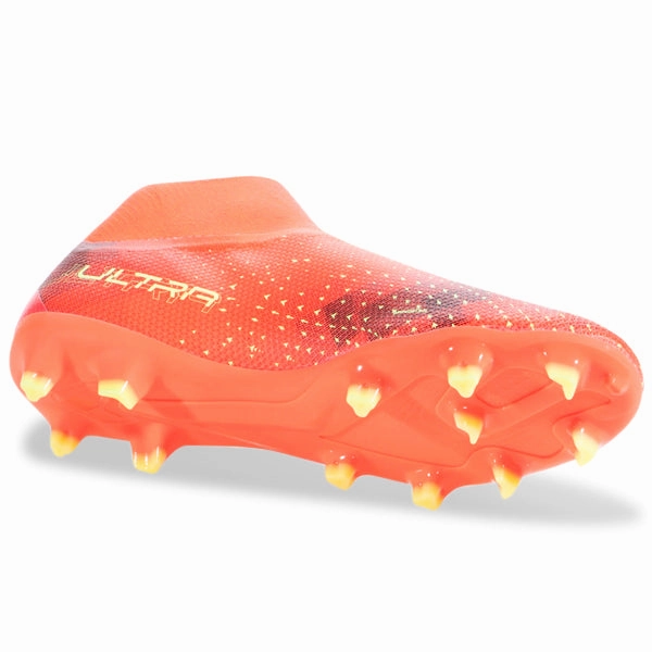Puma Ultra Match  Laceless FG/AG Soccer Cleats (Coral/Fizzy Light/Black) Cheap Soccer Cleats Wholesale