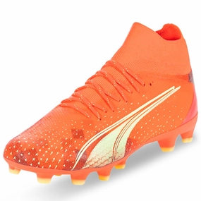 Puma Ultra Pro FG/AG Soccer Cleats (Coral/Fizzy Light) Superfly 8 Pro Fg Soccer Cleats