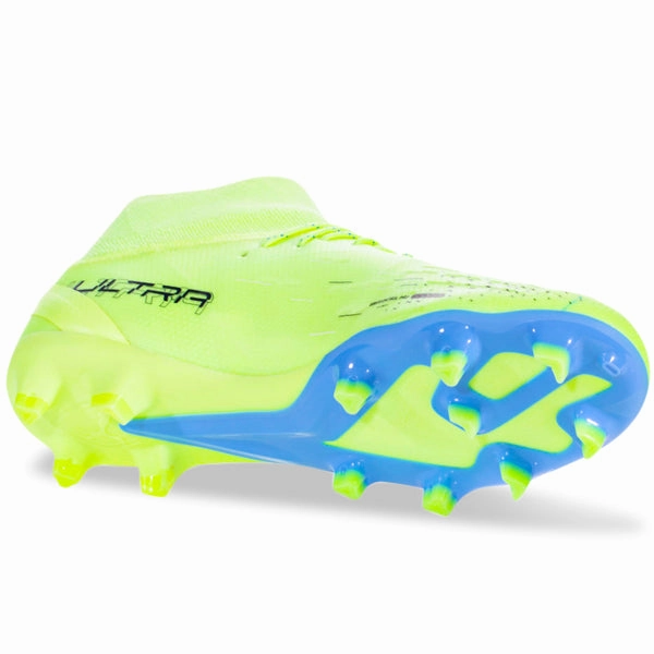 Lotto Cleats Soccer Puma Ultra Pro FG/AG Soccer Cleats (Fizzy Light/Parisian Blue)