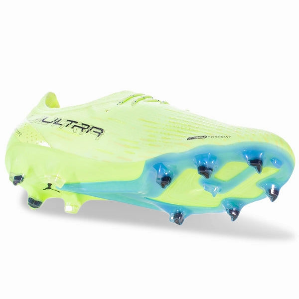 Soccer Cleat Stud Types Puma Ultra Ultimate FG/AG Soccer Cleats (Fizzy Light/Parisian Blue)