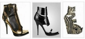 Heels In Sizes Givenchy - Black Heels with Patent Trim - IT 38 1/2