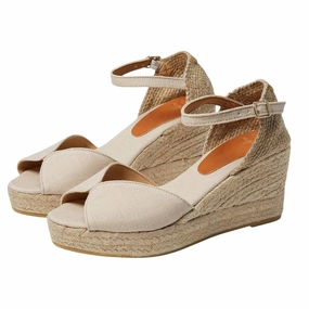Images Of High Heels Toni Pons Womens Lua-NT Wedge Heels EU 41 US 10.5 Cream Espadrille Sandals