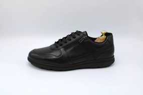 Geox Spherica Black Platform Oxford Lace-up Shoes