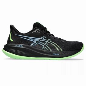 Packer Shoes X Asics Men's Asics GEL-Cumulus 26, Black/Electric Lime, 11 D Medium