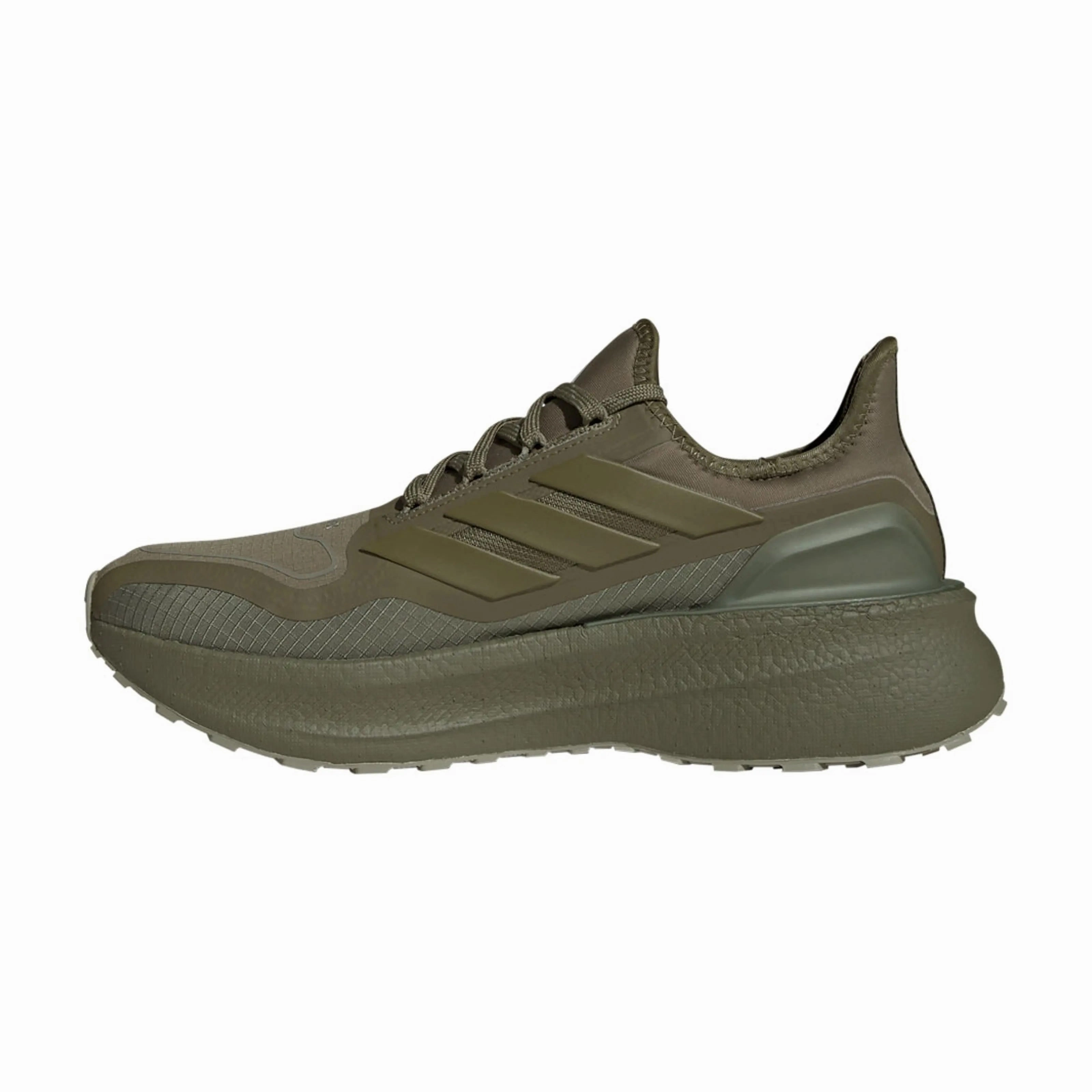 Waterproof Slip Resistant Shoes Men's Ultraboost 5 GORE-TEX Running Shoes Olive Strata / Silver Pebble
