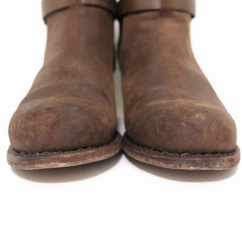 Rag & Bone Durham Chelsea Boots Brown Suede Size 38 Mid-Heel Ankle Boots Gold Sequin High Heels