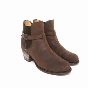Rag & Bone Durham Chelsea Boots Brown Suede Size 38 Mid-Heel Ankle Boots Special Occasion High Heel Shoes