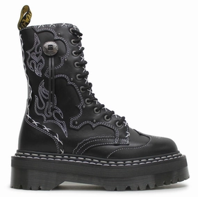 Ankle Boots Winter Style Dr. Martens Jadon Hi Strap Wanama Leather Unisex Ankle Boots