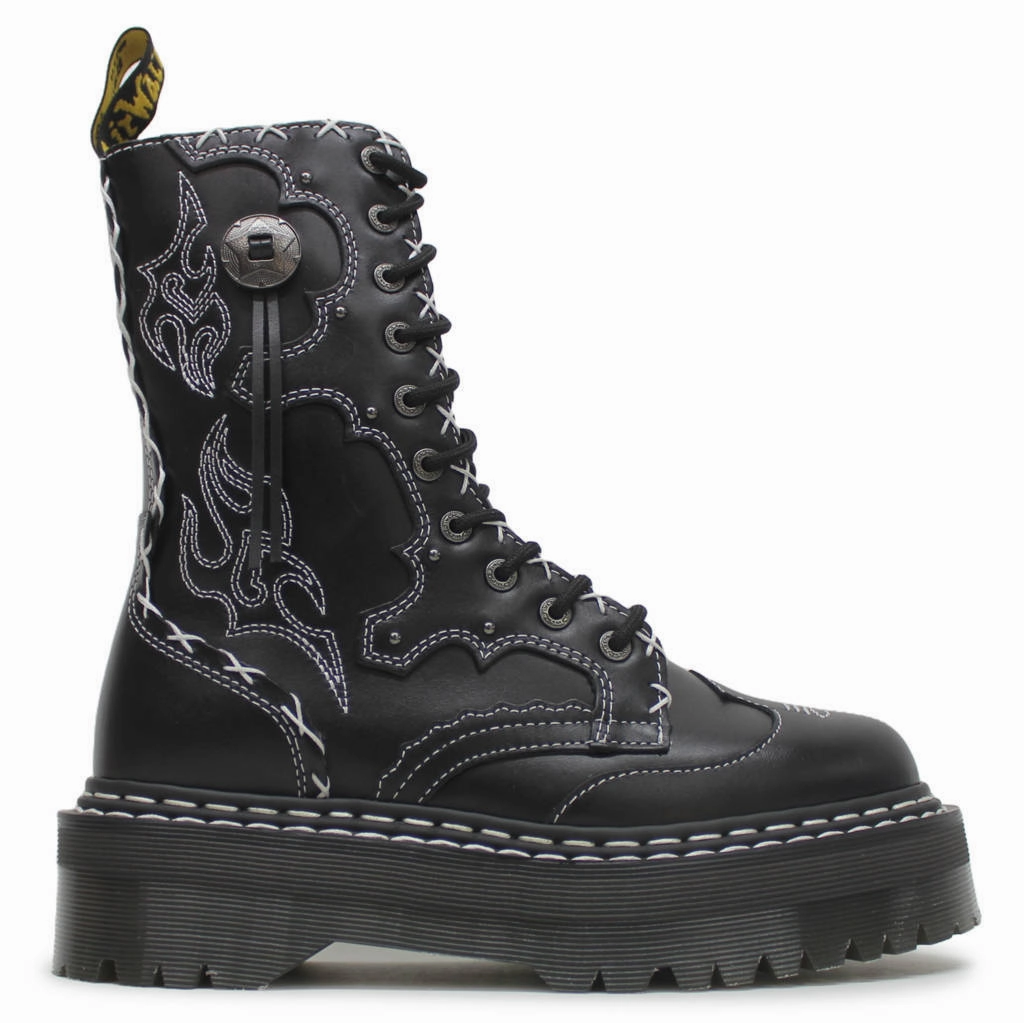 Dr. Martens Jadon Hi Strap Wanama Leather Unisex Ankle Boots All Leather Ankle Boots