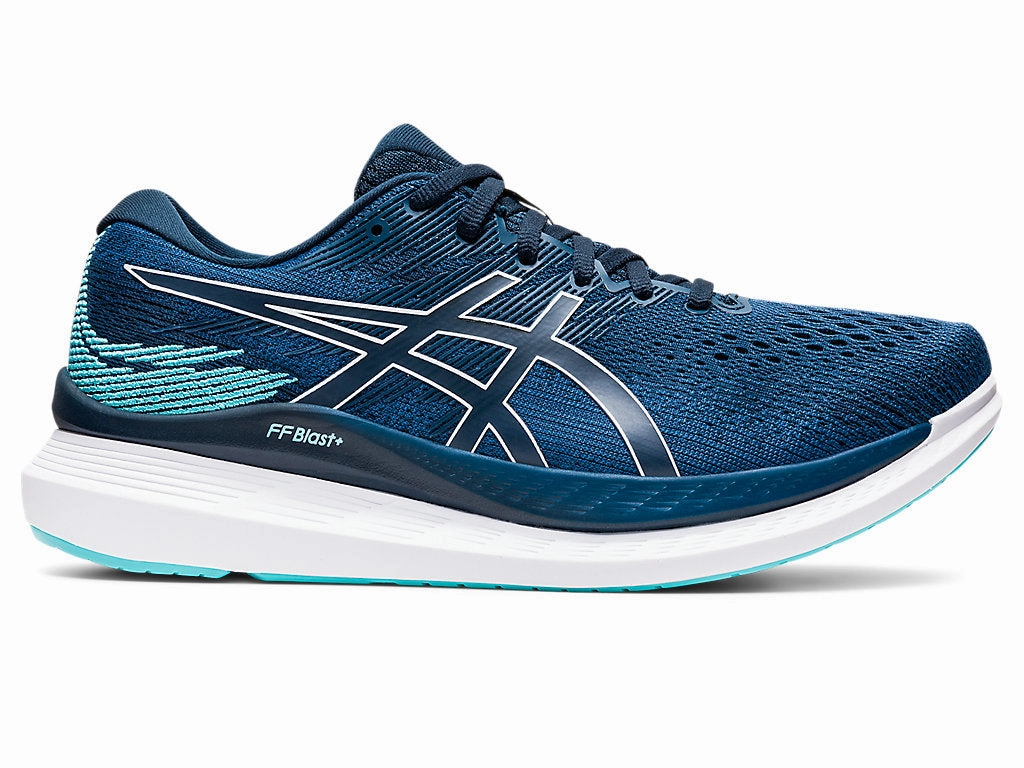 Asics Anniversary Shoes Men's Asics GlideRide 3, Mako Blue/French Blue, 10.5 D Medium