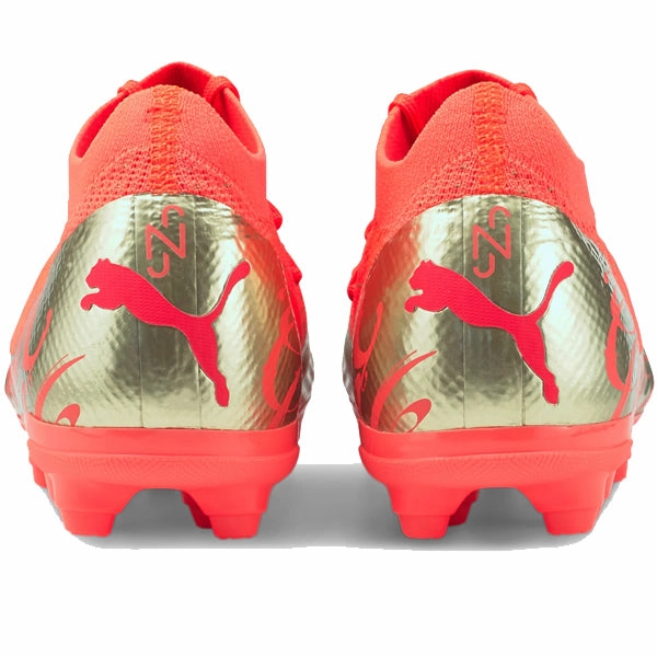 Puma Youth Neymar Jr Future Z 3.4 NJR FG/AG (Fiery Coral/Gold) Size 13 Soccer Cleats Near Me