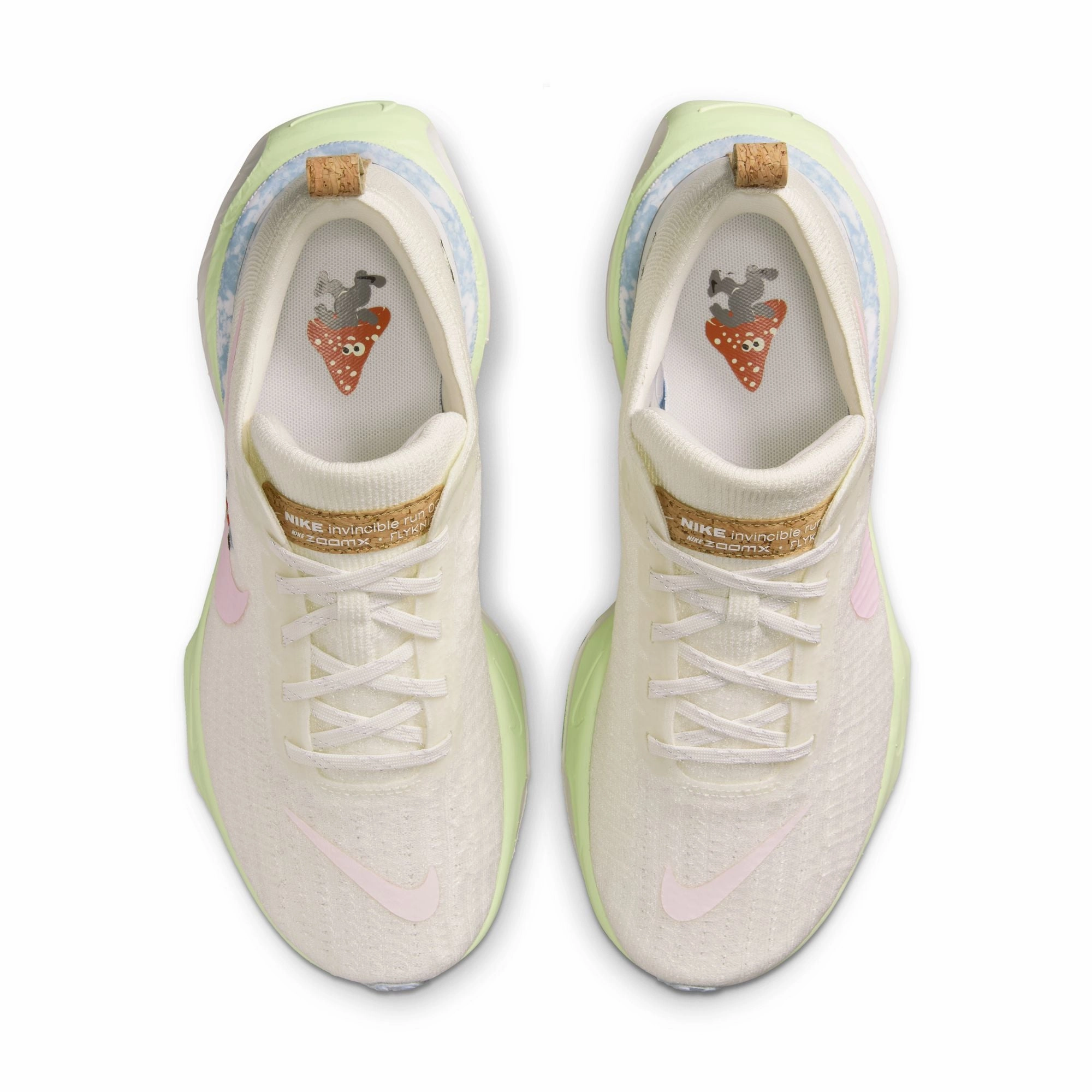 Women's Invincible 3 Running Shoes Sail / Pink Foam / Football Grey Gym Shoes Nike