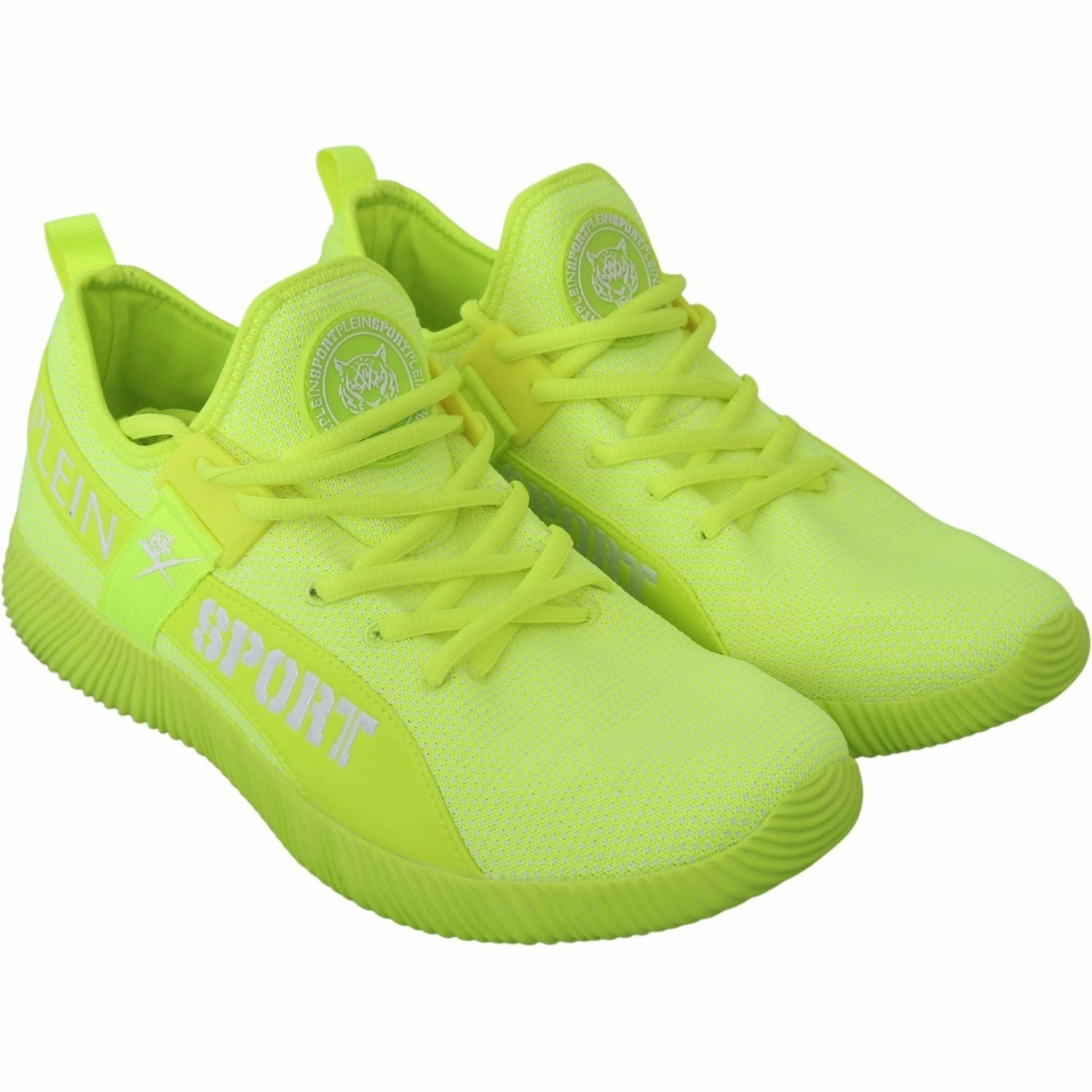 Philipp Plein Green CARTER Logo Hi-Top Sneakers Shoes Road Running Vs Trail Running Shoes