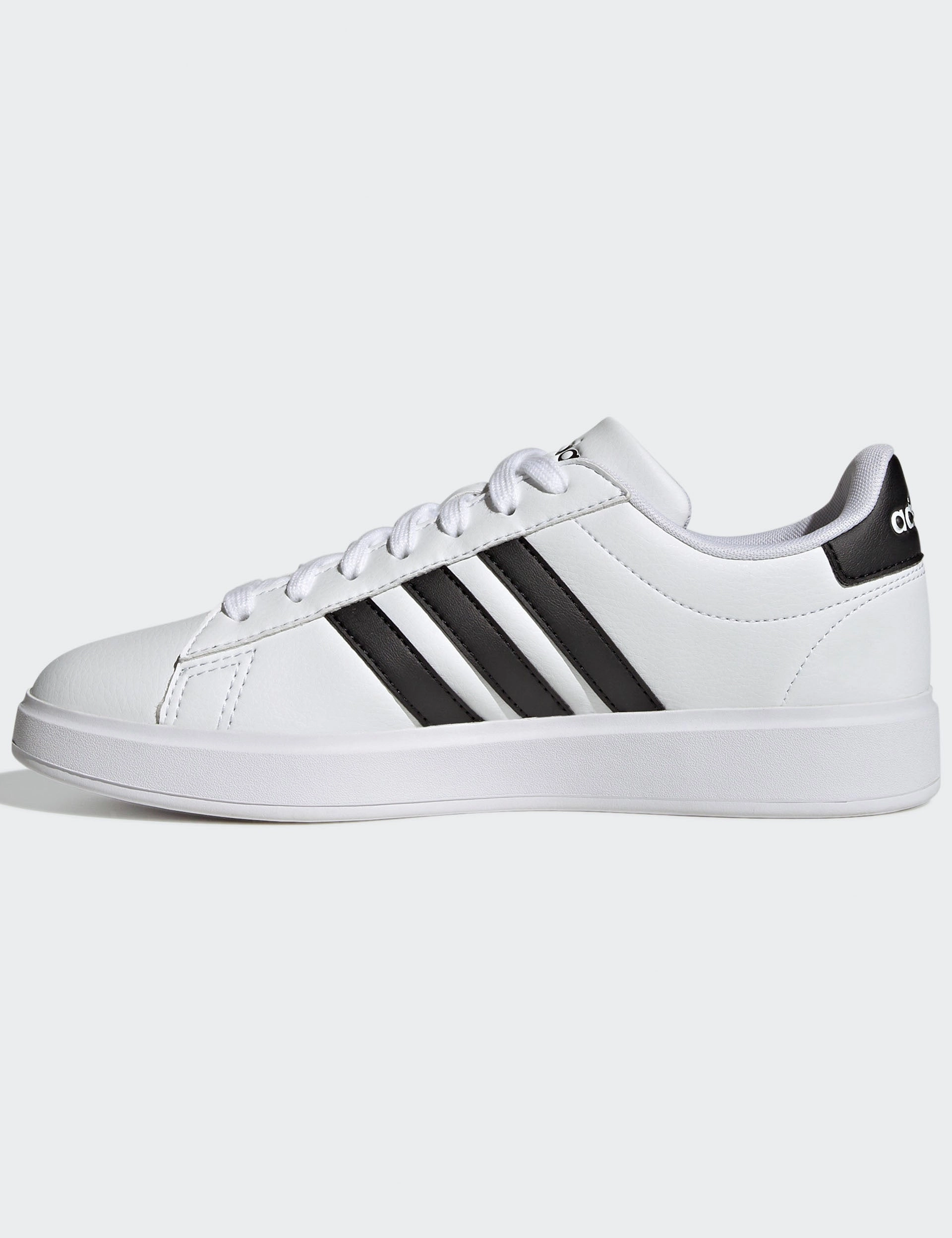 Grand Court Cloudfoam Lifestyle Court Comfort Shoes - Cloud White/Core Black Adidas Shoe Bottoms