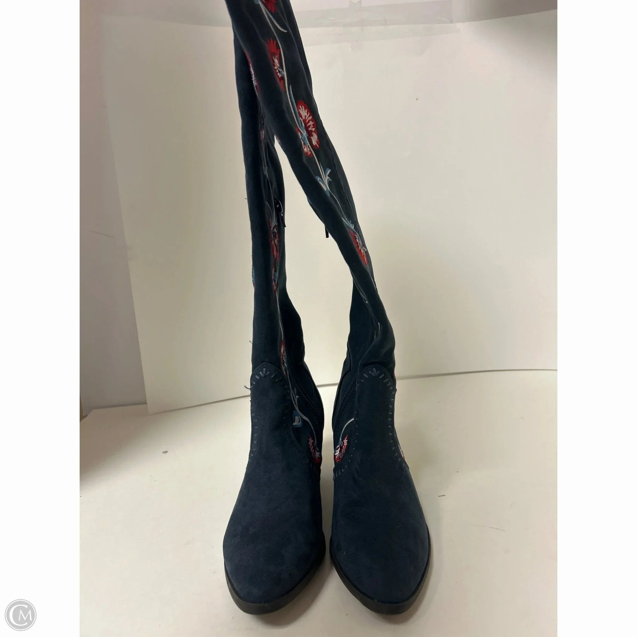 Boots Over-the-knee Heels By Clothes Mentor In Blue, Size: 8 Snowboard Boots Sale