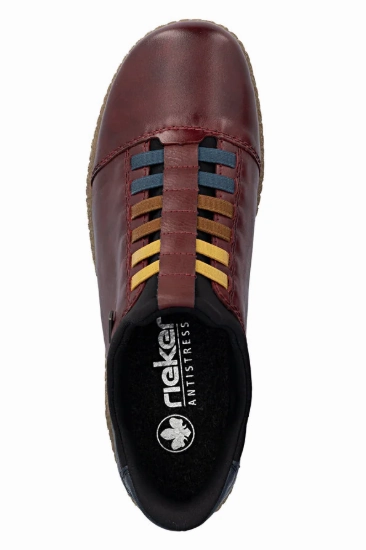 Waterproof Skate Shoes Rieker slip on L7562-35 vino/ocean waterproof shoe