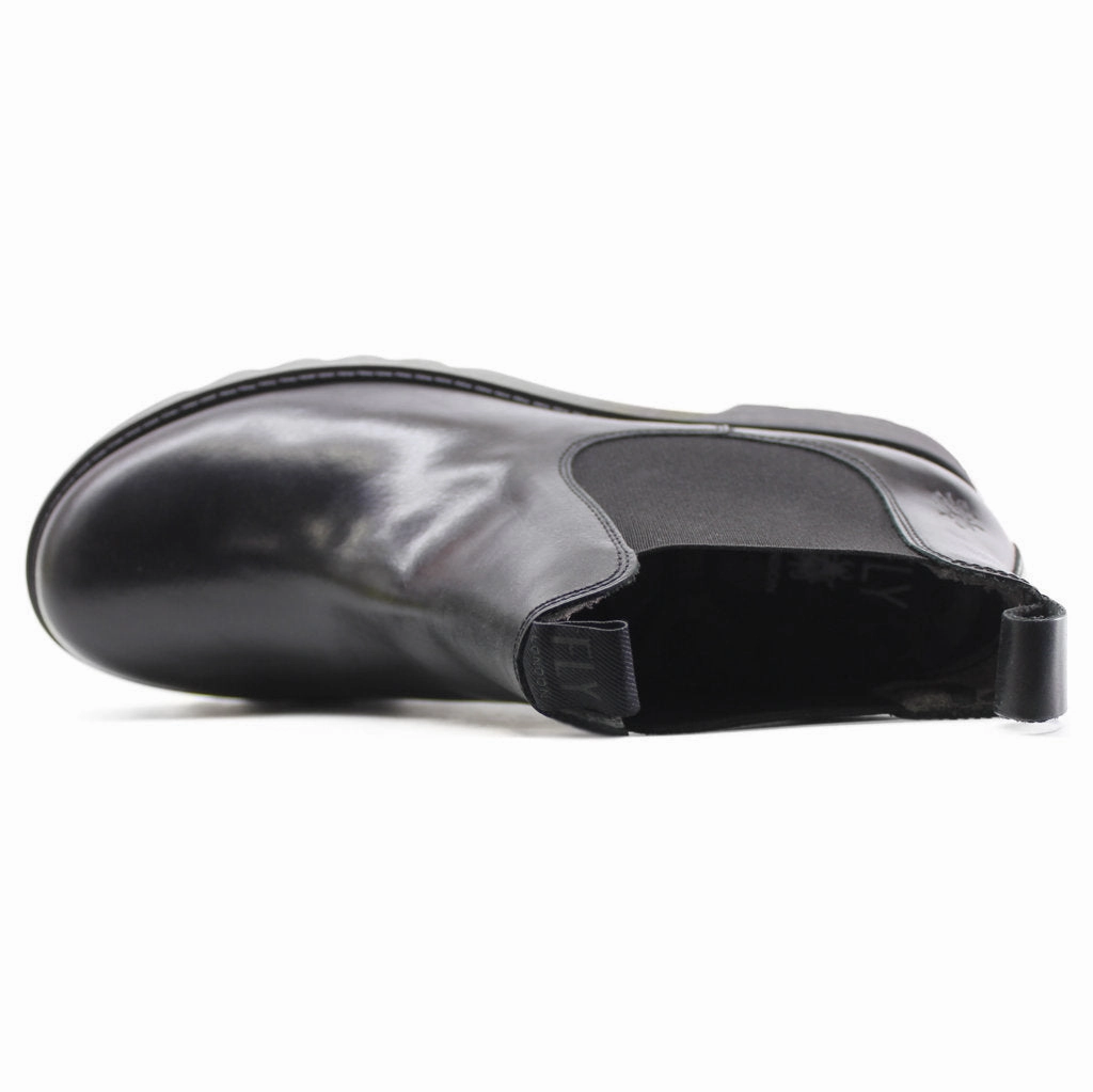 Fly London Womens Boots RIKA894FLY Mid-Calf Buckle Strap Suede Leather - UK 4 Knee High Tie Up Boots