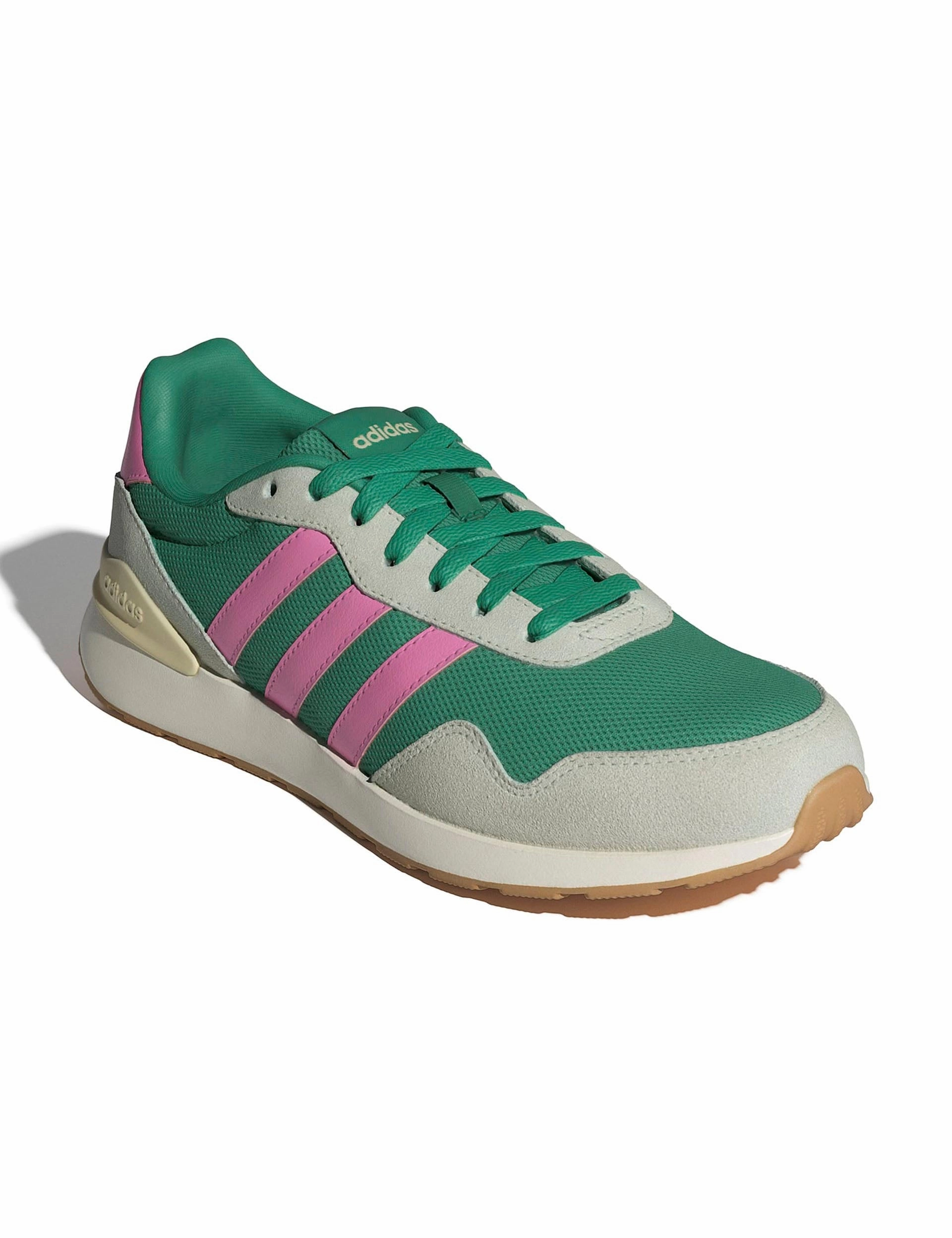 Run 60S 4.0 Shoes - Semi Court Green/Bliss Pink/Warm Vanilla