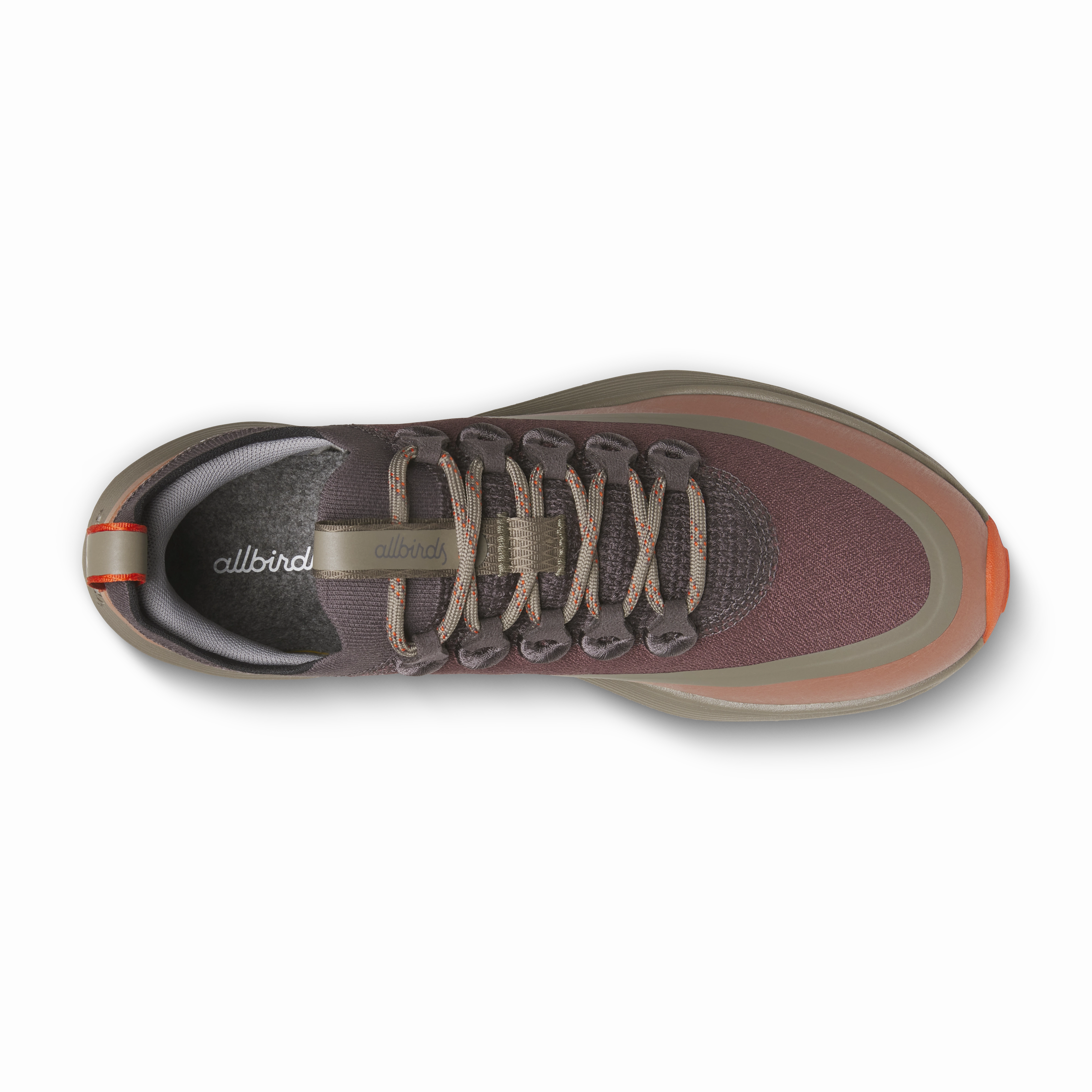 Men's Strider Explore - Hazy Burgundy (Weathered Brown Sole) Trail Running Shoe With Carbon Plate