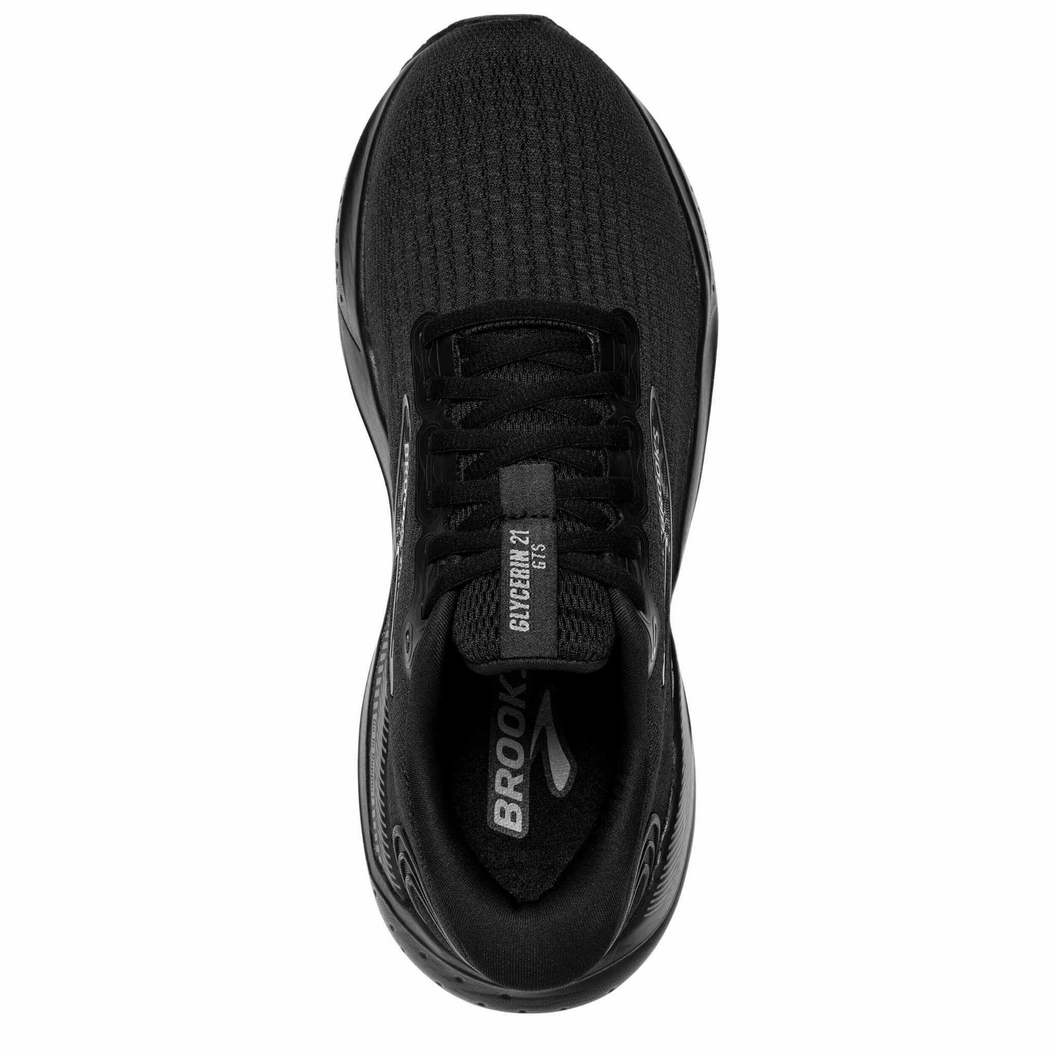 Originals Nmd_r1 Running Shoe Brooks Men's 110420 020 Glycerin GTS 21 Black Black Ebony Cushion Support Running Shoes (WIDE)
