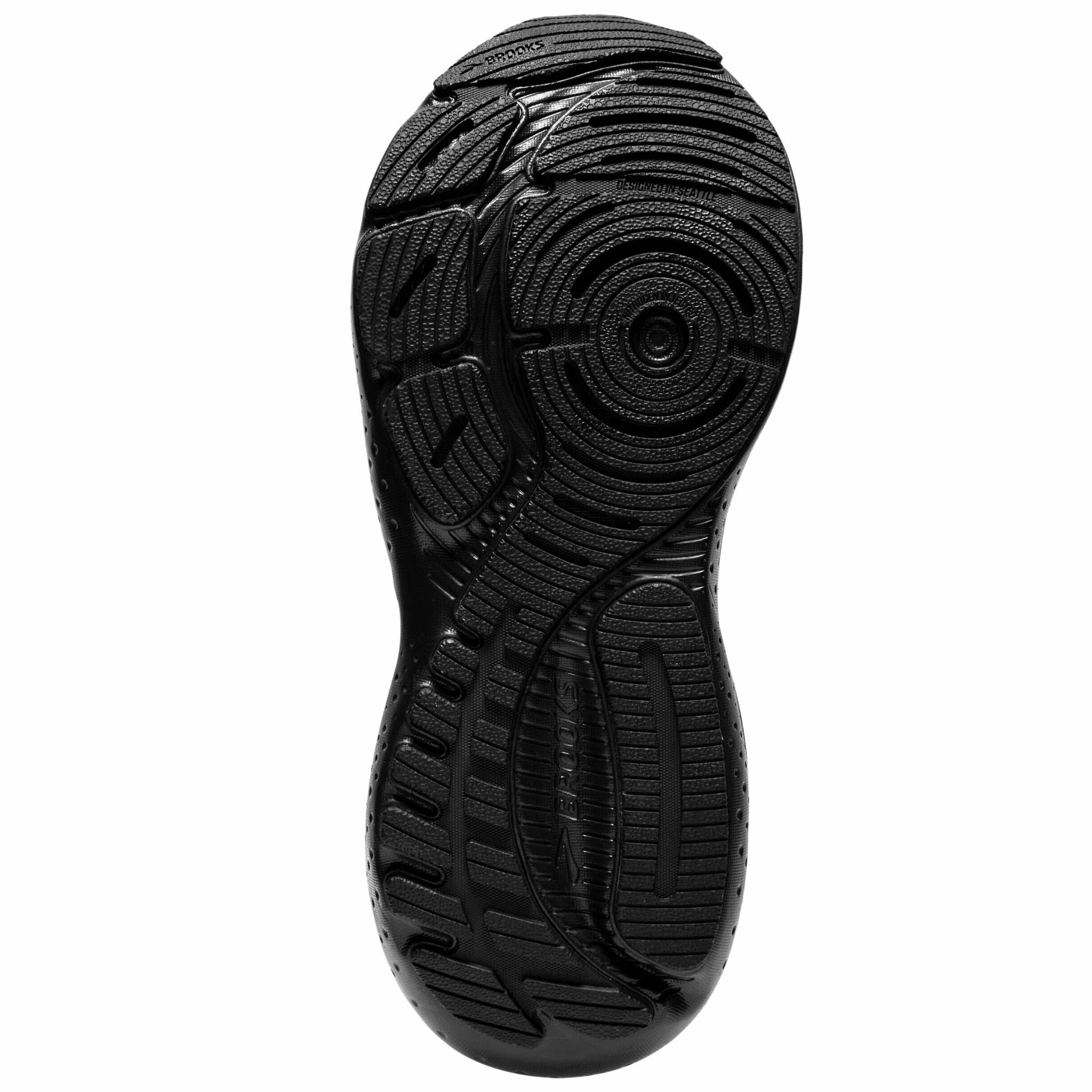 Best Endurance Running Shoes Brooks Men's 110420 020 Glycerin GTS 21 Black Black Ebony Cushion Support Running Shoes (WIDE)