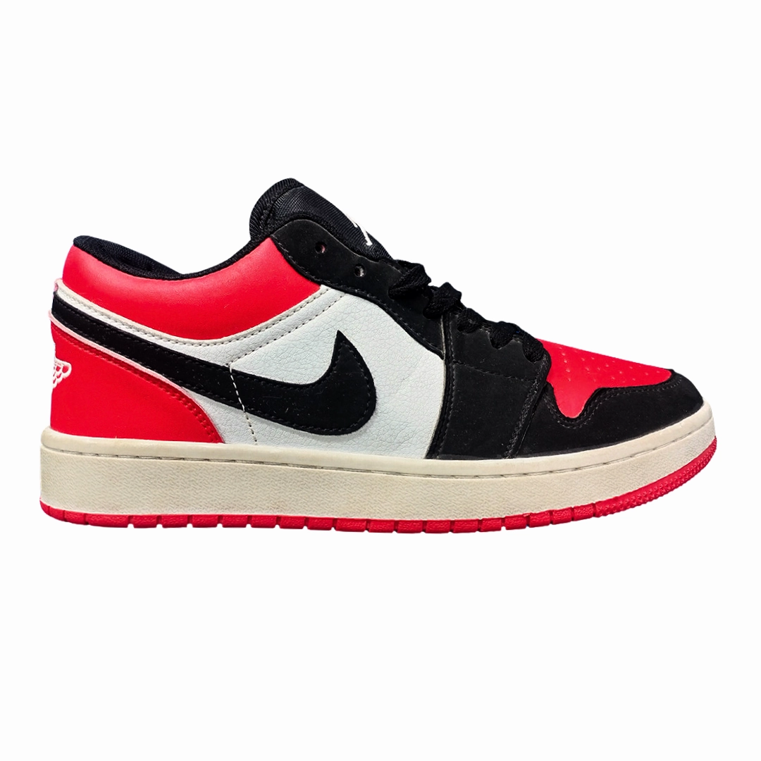 AJ 1 Low Black Toe Plantar Fasciitis And Running Shoes