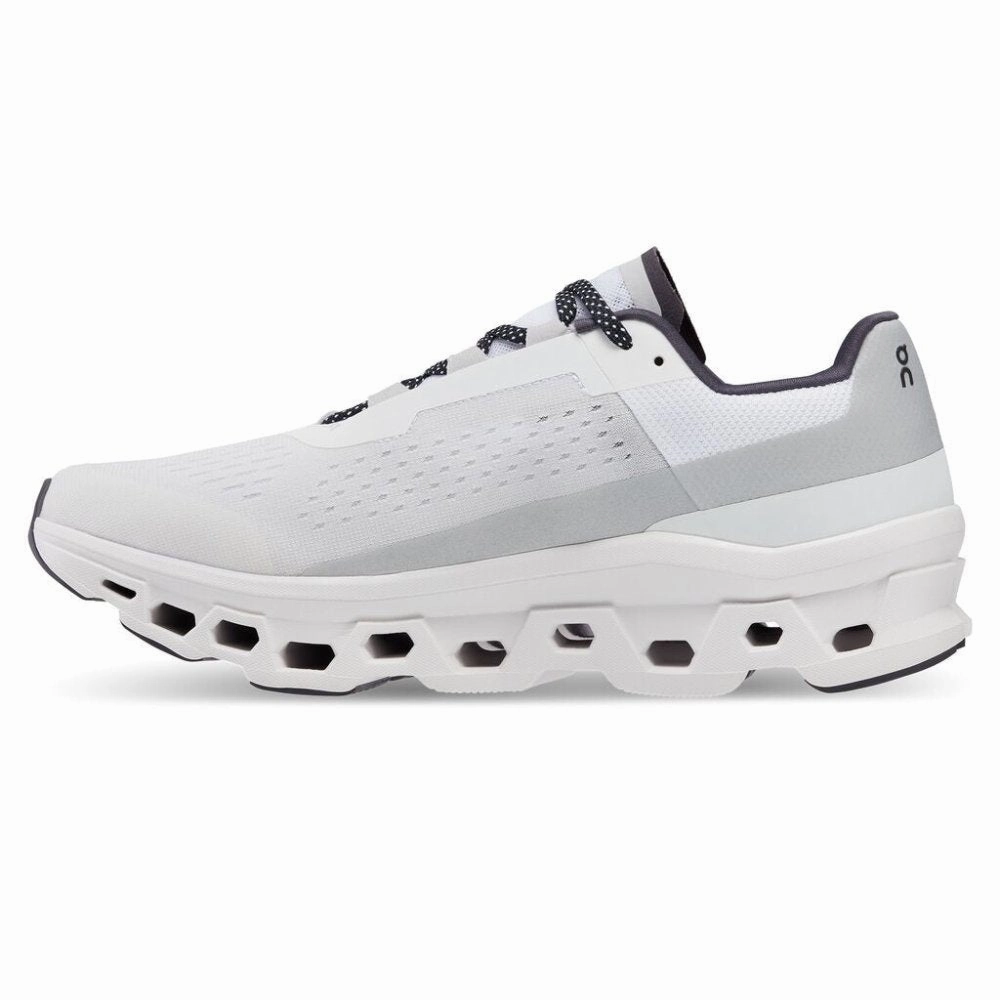 On Men's Cloudmonster - All White Best Place To Buy Running Shoes
