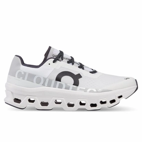 On Men's Cloudmonster - All White Best Running Shoes For Overpronation 2019