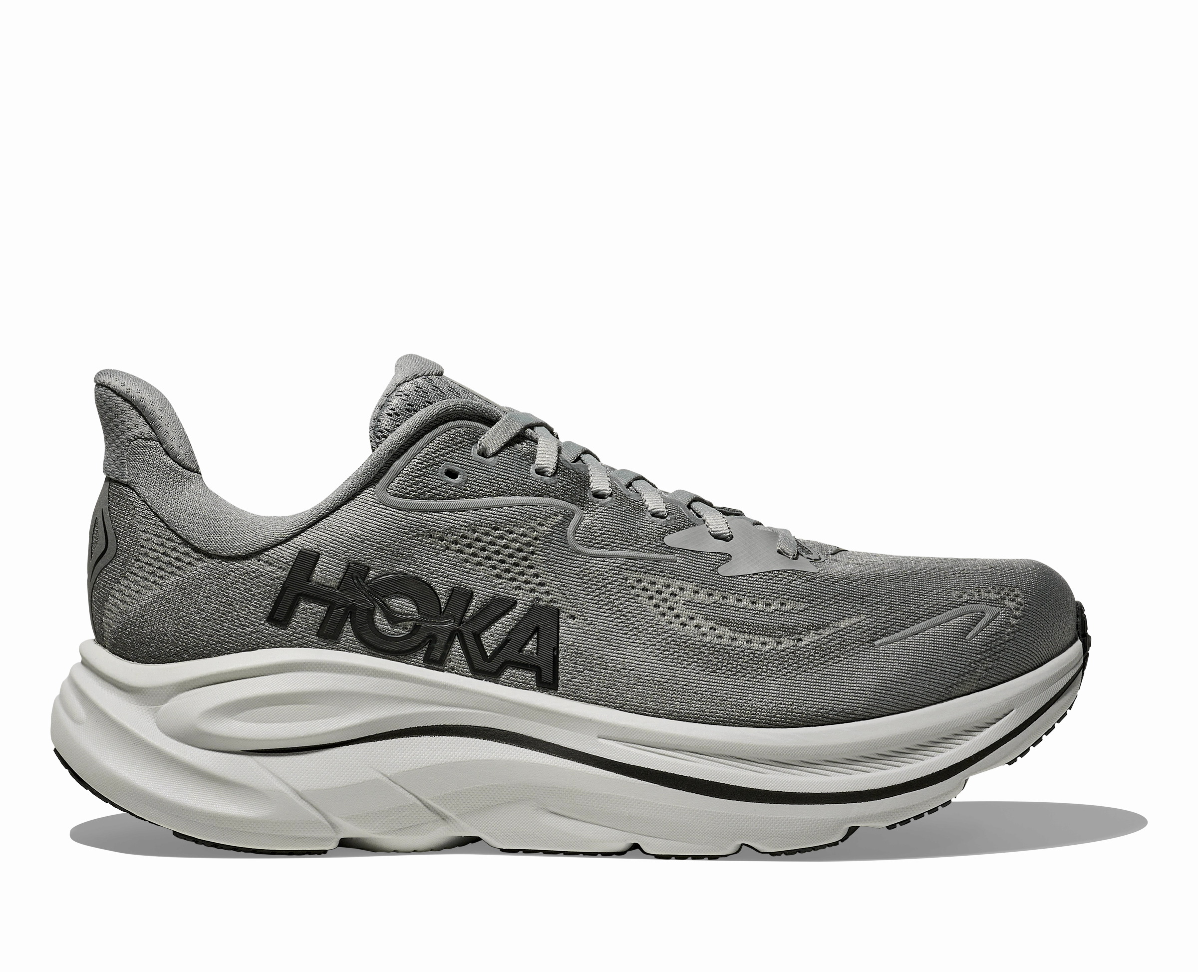 Running On A Cloud Shoes HOKA Men's Clifton 10 - GALACTIC GREY / ASTEROID (Wide)