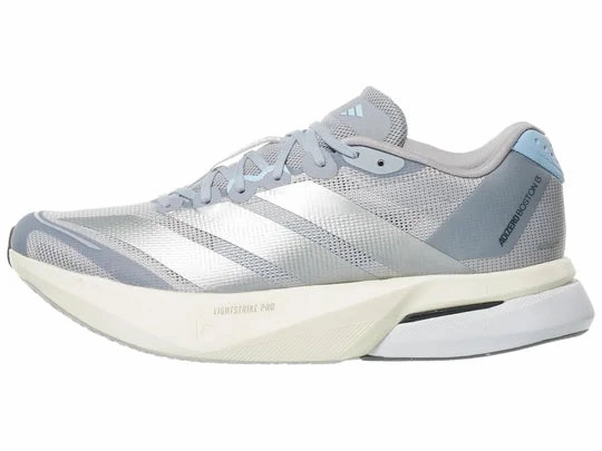 Running Shoes Without Laces Adidas | Adizero Boston 13 | Women's | Halo Silver/Silver Met/Glow Blue
