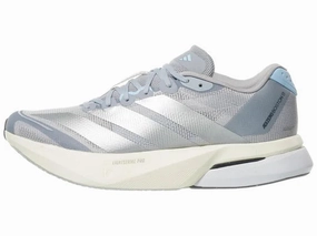 Adidas | Adizero Boston 13 | Women's | Halo Silver/Silver Met/Glow Blue Torin 6 - Running Shoes