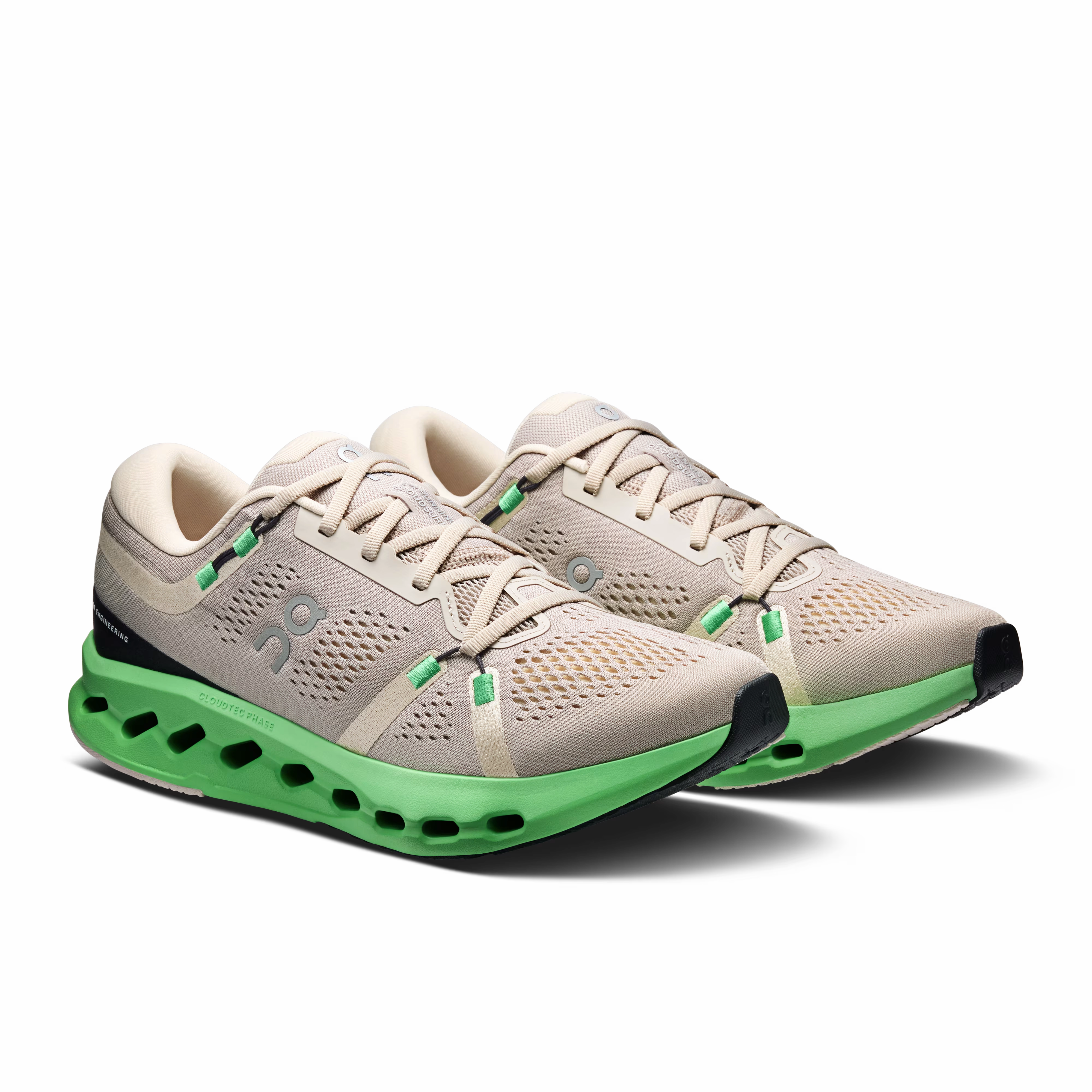 On Running | Cloudsurfer 2 | Men's | Truffle/Honeydew Trail Running Shoes New Balance