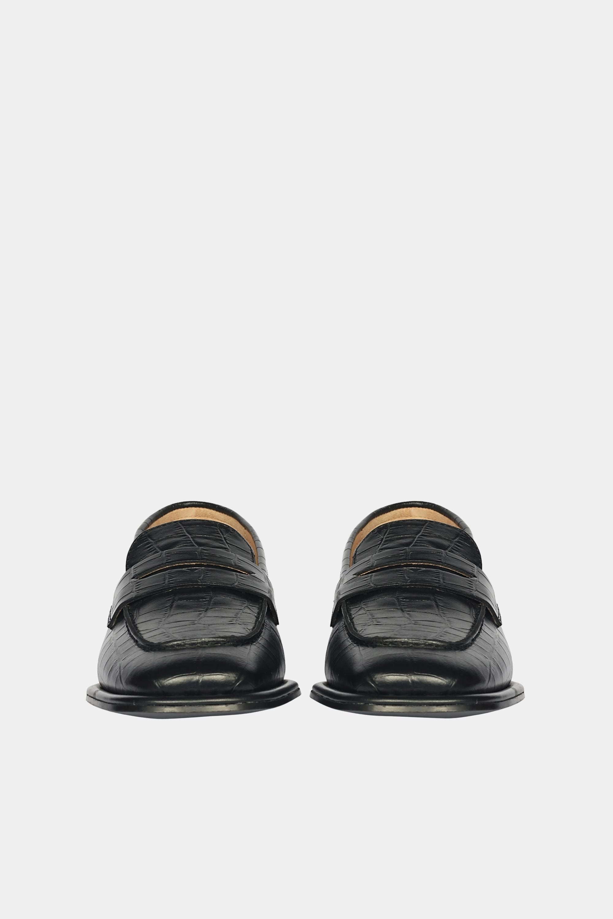 Saint G - Carla Croco - Heel Loafers G.h. Bass Weejuns Loafers