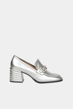 Loafers Zombie Island Saint G - Vera Metallic Heeled Loafers Footwear