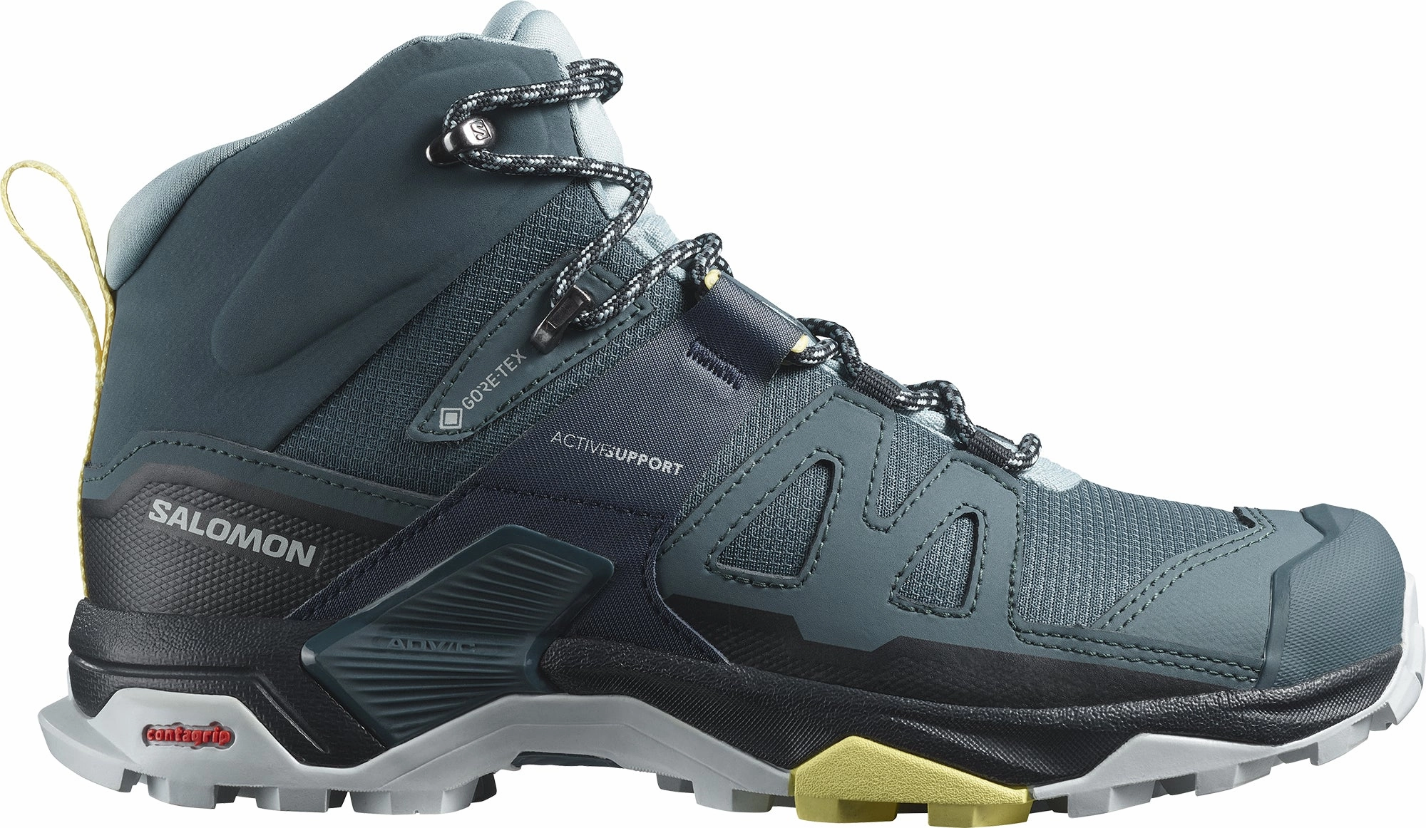 Ultra 4 Mid Tex Hiking Boots Salomon X Ultra 4 Mid GORE-TEX Womens Walking Boots - Blue