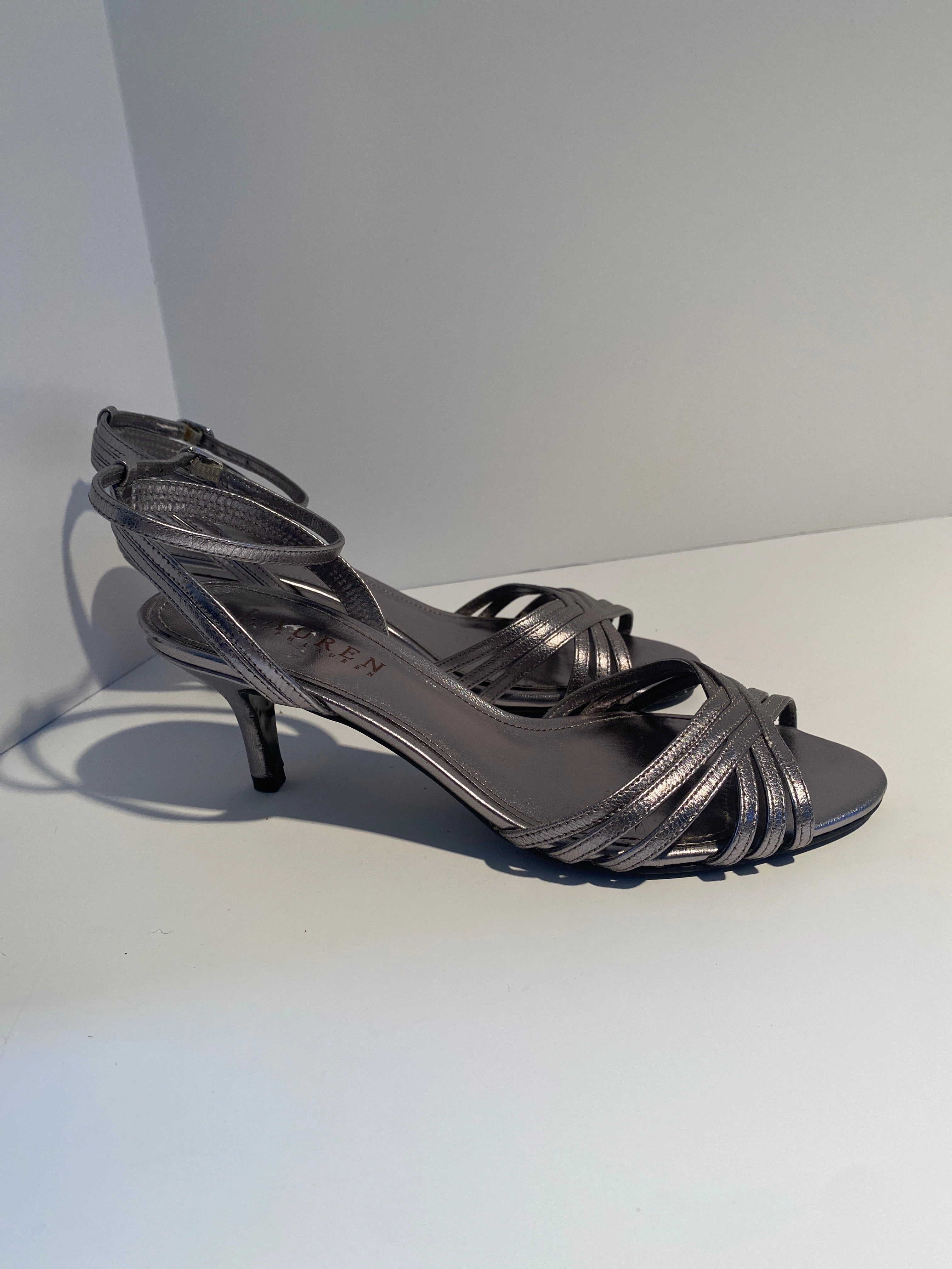 Flower Pattern High Heels Sandals Heels Stiletto By Lauren By Ralph Lauren  Size: 6