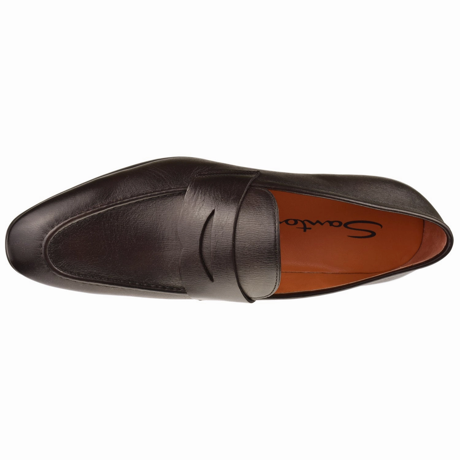 Backless Slip On Loafers Santoni Gavin Penny Loafer