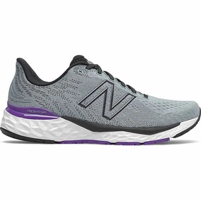 Men's New Balance Fresh Foam 880 v11, Light Slate/Deep Violet, 10.5 2E Wide Women's Grey New Balance 9060
