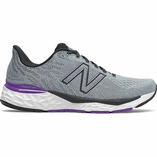 Men's New Balance Fresh Foam 880 v11, Light Slate/Deep Violet, 10.5 2E Wide New Balance Fresh Foam X More V4 Sneakers