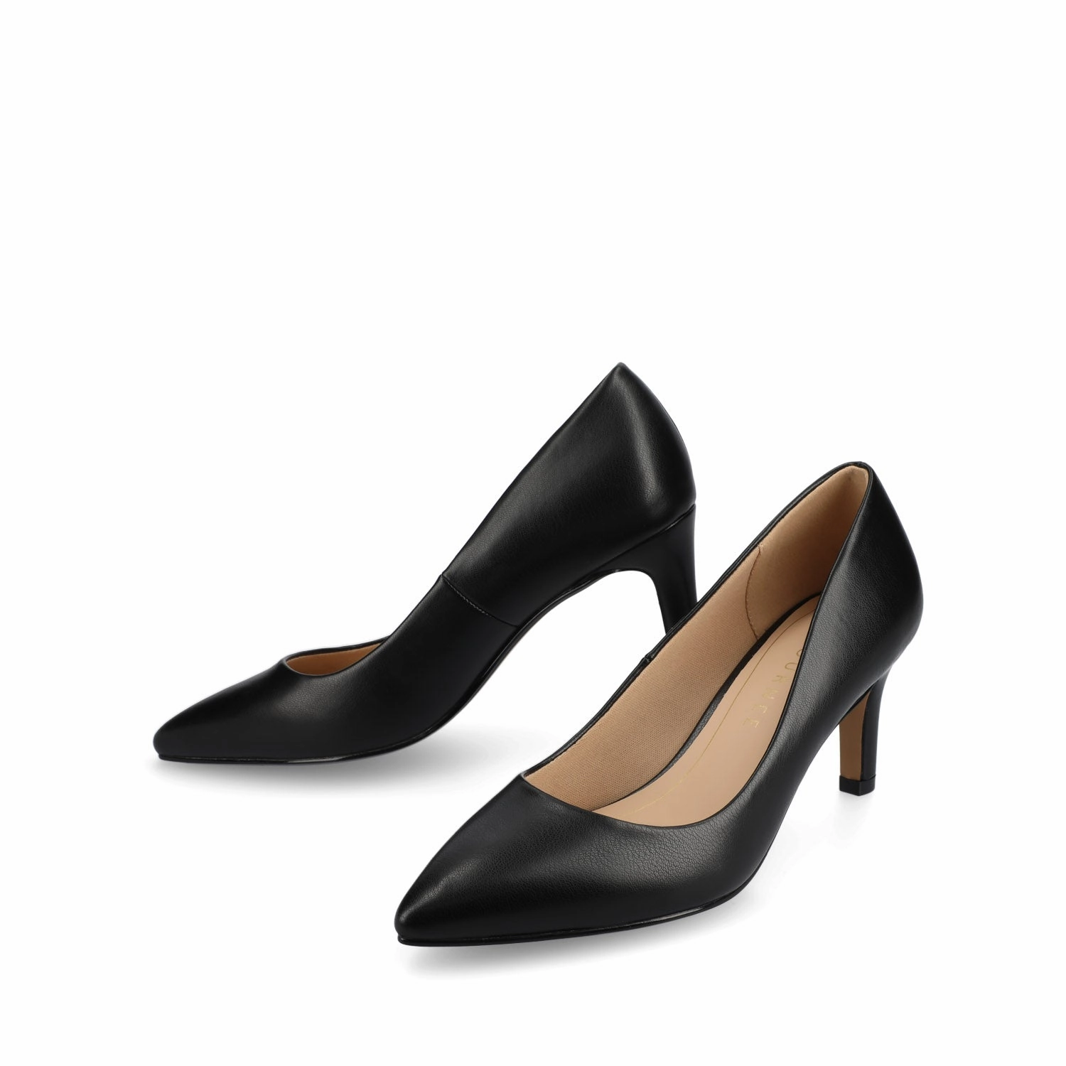Toe Heel Shoes SCYLEE STILETTO PUMP HEELS IN VEGAN LEATHER
