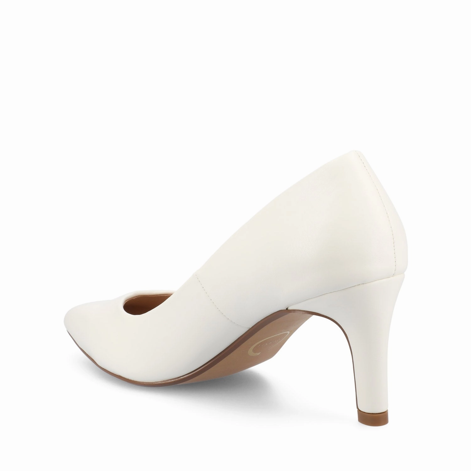 SCYLEE STILETTO PUMP HEELS IN VEGAN LEATHER High Heel Replacement