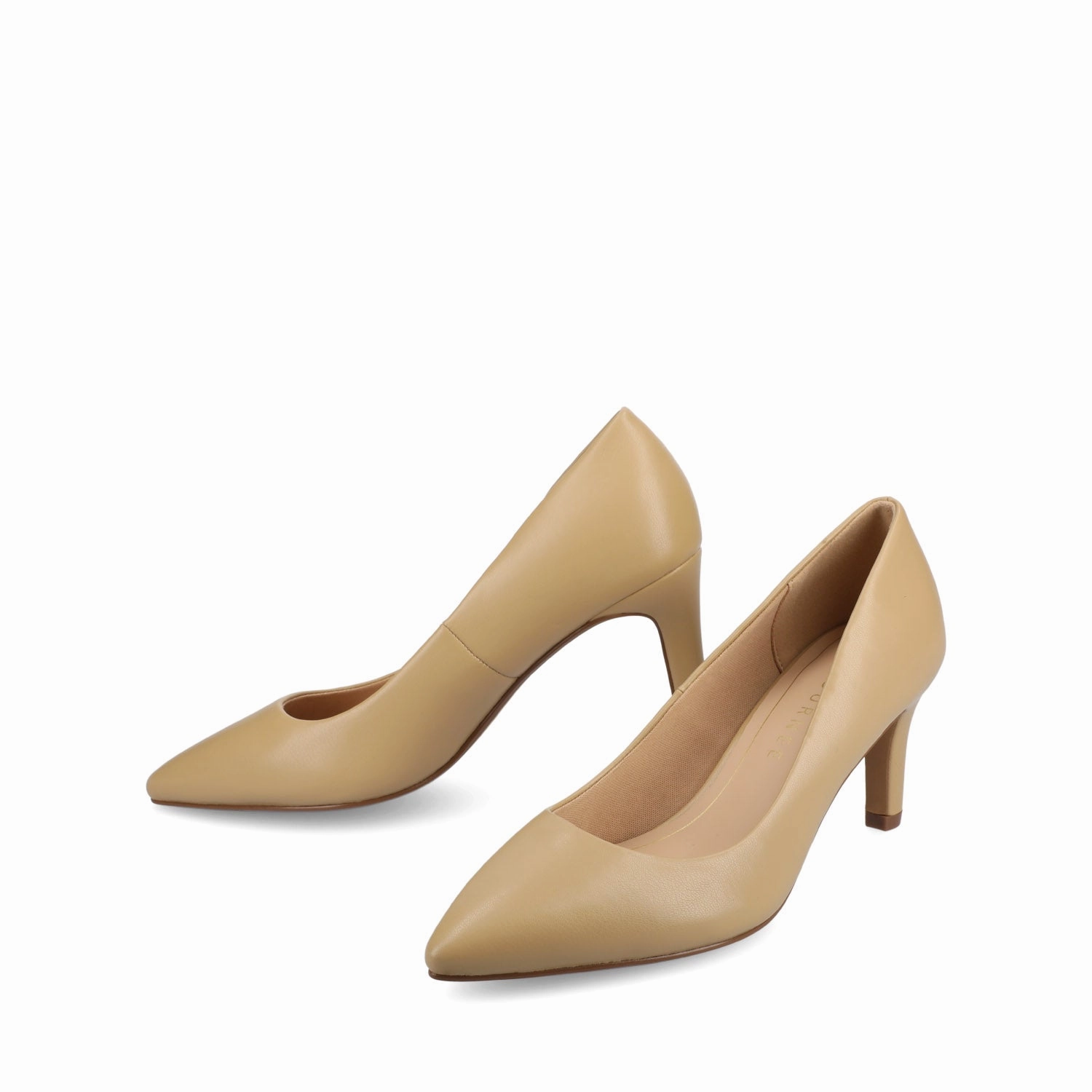 SCYLEE STILETTO PUMP HEELS IN VEGAN LEATHER Simple High Heels