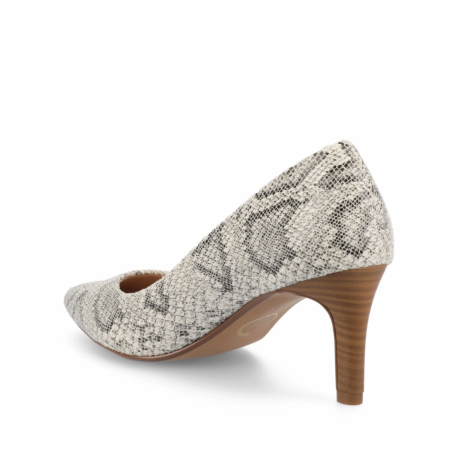 High Heel Toe Cushion SCYLEE STILETTO PUMP HEELS IN VEGAN LEATHER