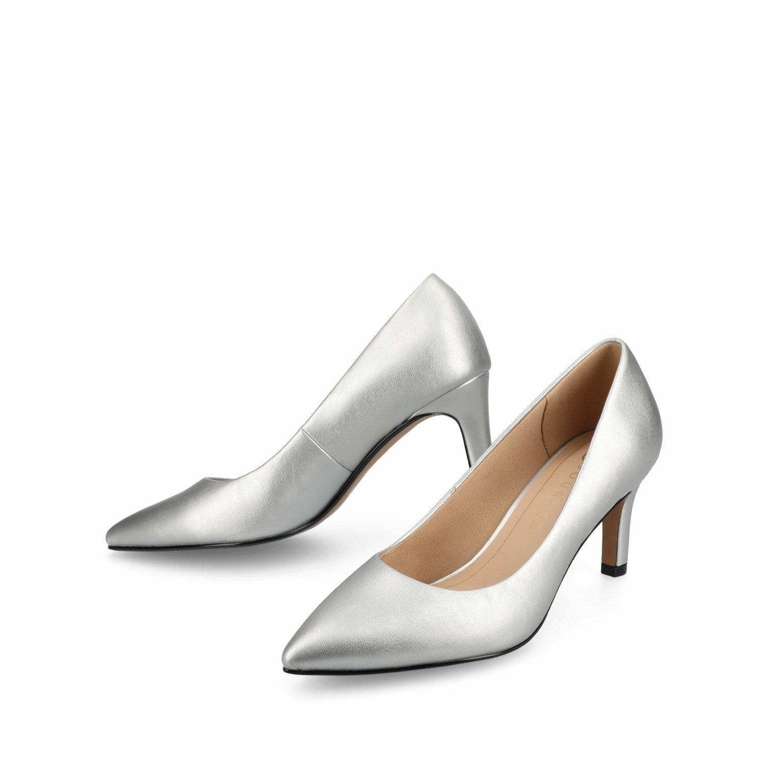 Transparent High Heels Shoes SCYLEE STILETTO PUMP HEELS IN VEGAN LEATHER